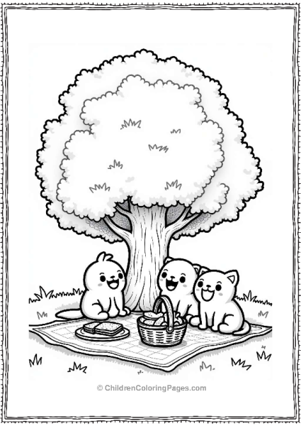 Cocomelon Picnic Under A Tree Free PDF Printable