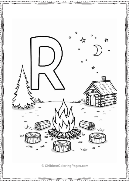 Cozy Fire Pit Under The Stars Free PDF Printable