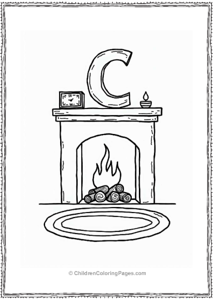 Cozy Fireplace With Warmth And Comfort Free PDF Printable