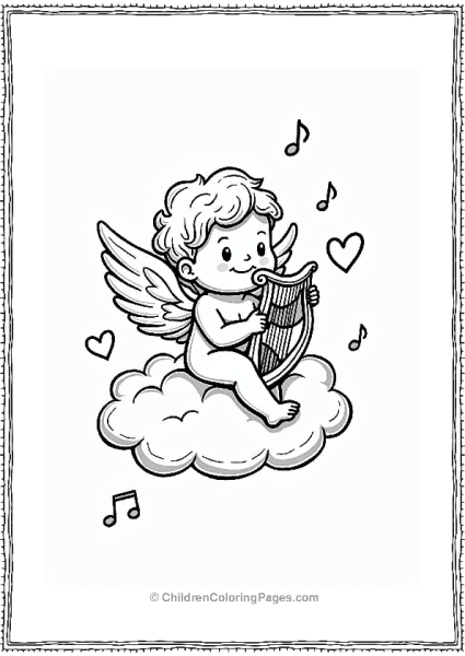 Cupid On A Cloud Free PDF Printable