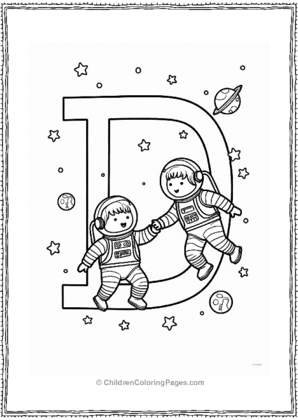 Daring Astronauts In Space Free PDF Printable