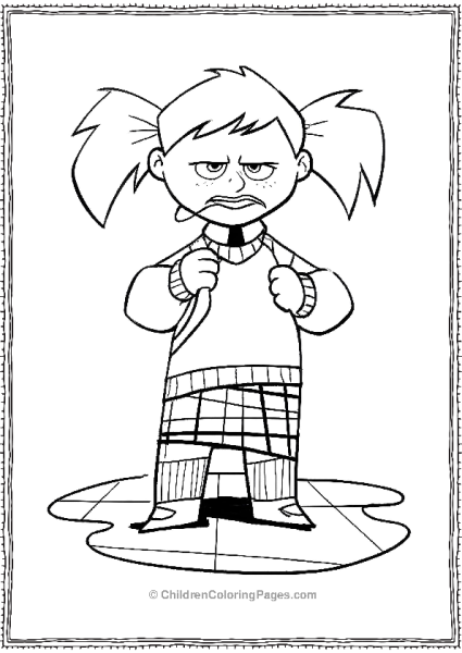 Darla In The Dentist Office Finding Nemo Coloring Page Free PDF Printable