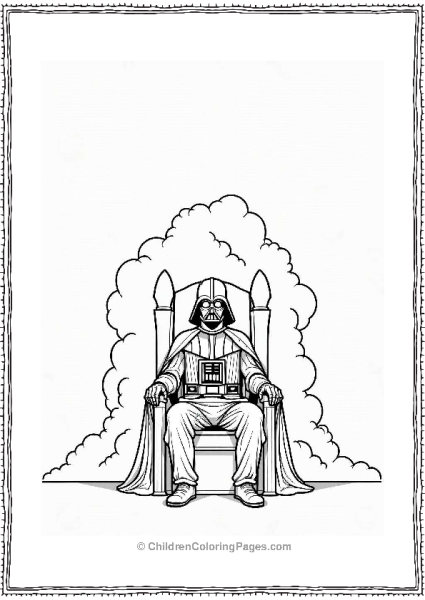 Darth Vader Anakin’s Memories In Clouds Free PDF Printable