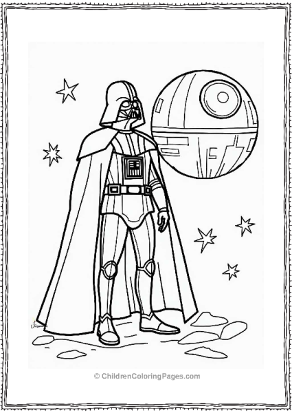 Darth Vader And The Death Star Scene Free PDF Printable