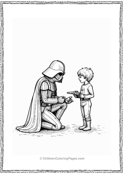 Darth Vader And Young Luke Connection Free PDF Printable