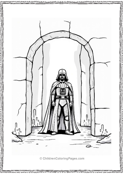 Darth Vader In His Fortress Free PDF Printable