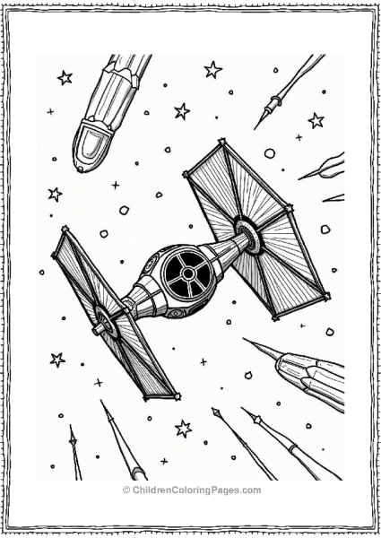 Darth Vader In Outer Space Free PDF Printable