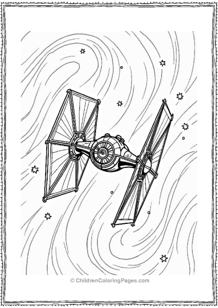 Darth Vader In The Swirling Galaxy Free PDF Printable