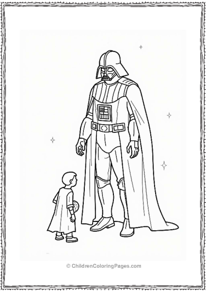 Darth Vader’s Shadow Over Hero Free PDF Printable