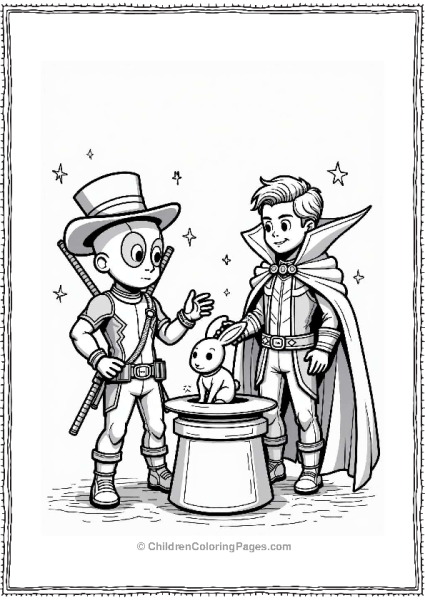 Deadpool And Doctor Strange Magic Show Free PDF Printable