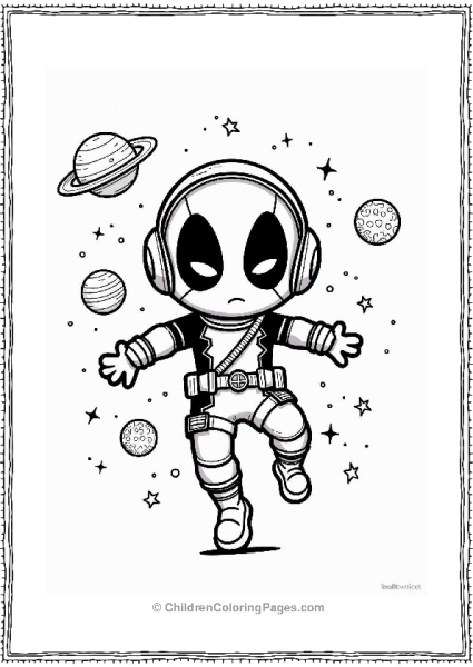 Deadpool In Space Free PDF Printable