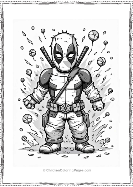 Deadpool Pinata Explosion Free PDF Printable