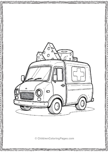 Delivery Truck Free PDF Printable