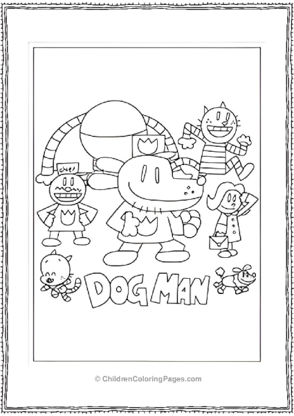 Dog Man And Friends Free PDF Printable