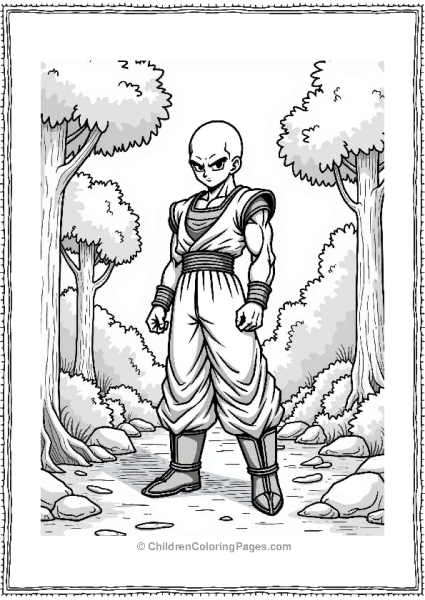 Dragon Ball Z Character Defending The Forest Free PDF Printable