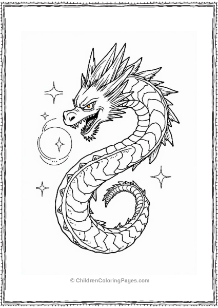 Dragon Ball Z Character Granting Wishes With Dragon Ball Free PDF Printable