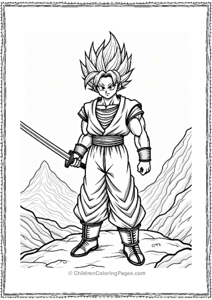 Dragon Ball Z Characters Super Saiyan Transformation Free PDF Printable