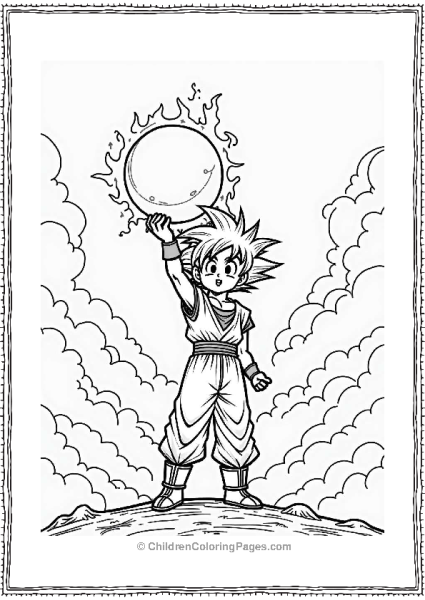 Dragon Ball Z Dragon Summoning Scene Free PDF Printable