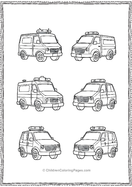 Emergency Truck Free PDF Printable