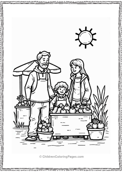 Father S Day At The Farmer S Market Free PDF Printable