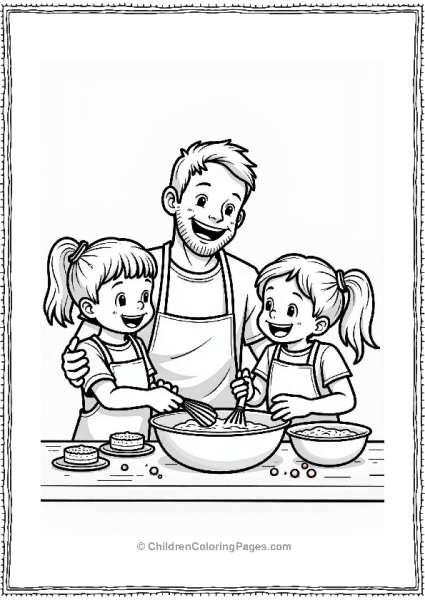 Father’s Day Baking With Dad And Kids Free PDF Printable