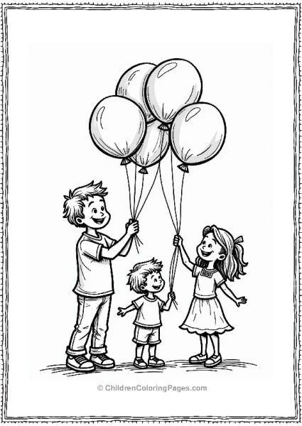 Father’s Day Balloon Fun Free PDF Printable