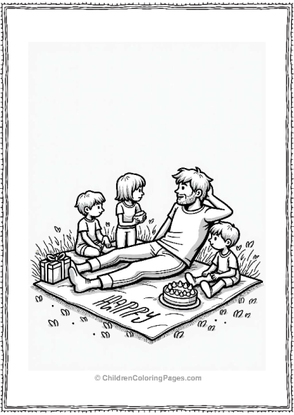 Father S Day Family Picnic Free PDF Printable