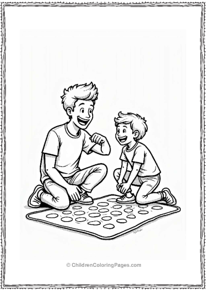 Father;’s Day Fun With Twister Free PDF Printable