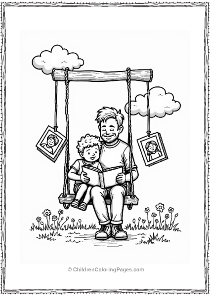 Father’s Day Storytime On The Swing Free PDF Printable