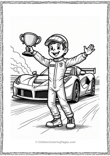 Ferrari Victory Celebration Free PDF Printable