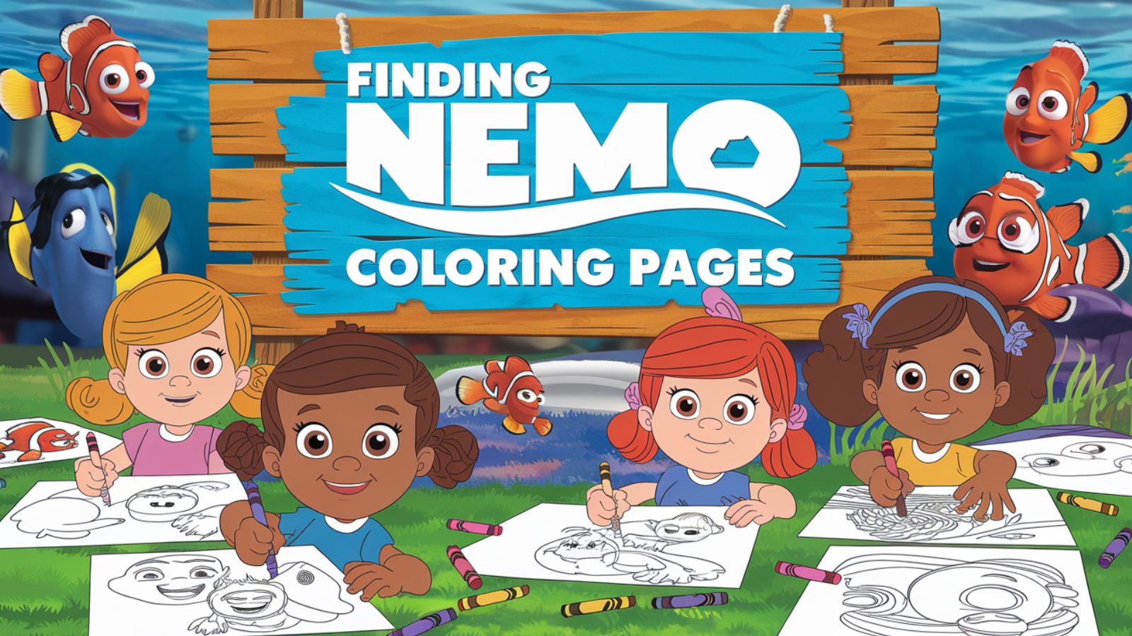 Finding Nemo Coloring Pages – Download Free PDF Printables 🐠🐟🐡