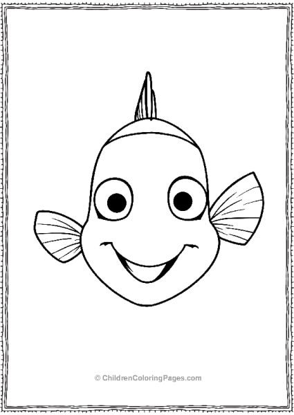 Finding Nemo Marlin Close Up Free PDF Printable