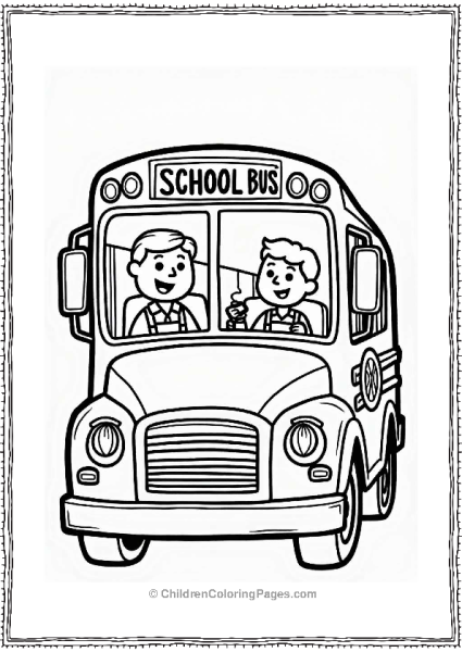 Friendly School Bus Driver Safety Speech Free PDF Printable