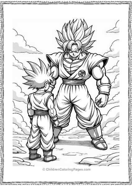 Gohan Vs Dragon Ball Z Character In Super Saiyan 2 Form Free PDF Printable