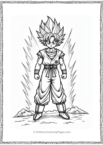 Gohan’s Mystic Transformation Free PDF Printable