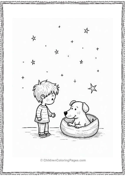 Goodnight Cocomelon With Dog Free PDF Printable