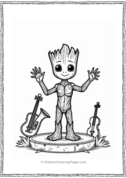 Groot Conducting A Band Free PDF Printable