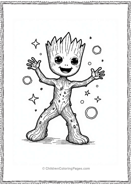 Groot Dancing Like A Robot Free PDF Printable