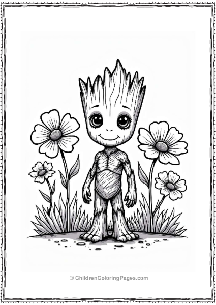 Groot In The Garden Free PDF Printable