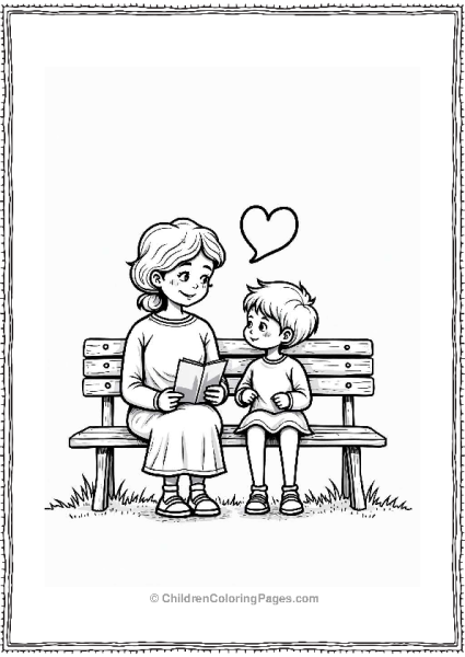 Heartwarming Moment Between Grandparent And Grandchild Free PDF Printable