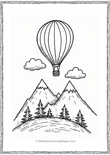 Hot Air Balloon Adventure Tattoo Free PDF Printable