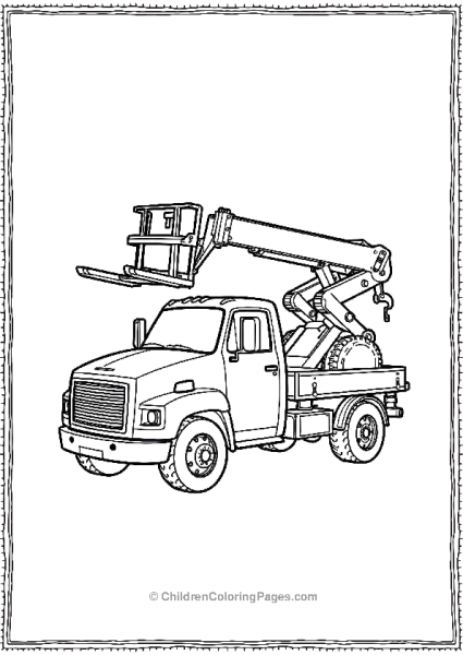 Hydraulic Truck Free PDF Printable