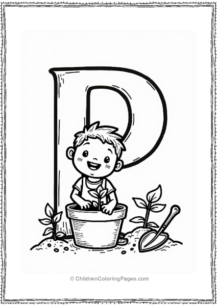 Joyful Character Planting Seeds Free PDF Printable