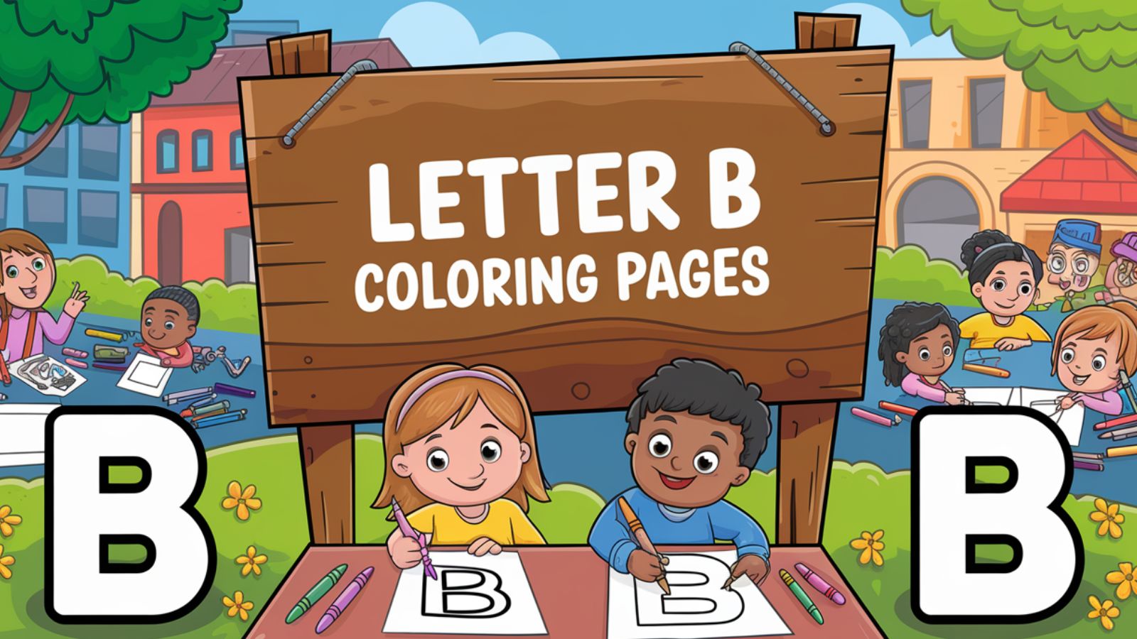 Letter B Coloring Pages – Free PDF Printables 🔡🅱