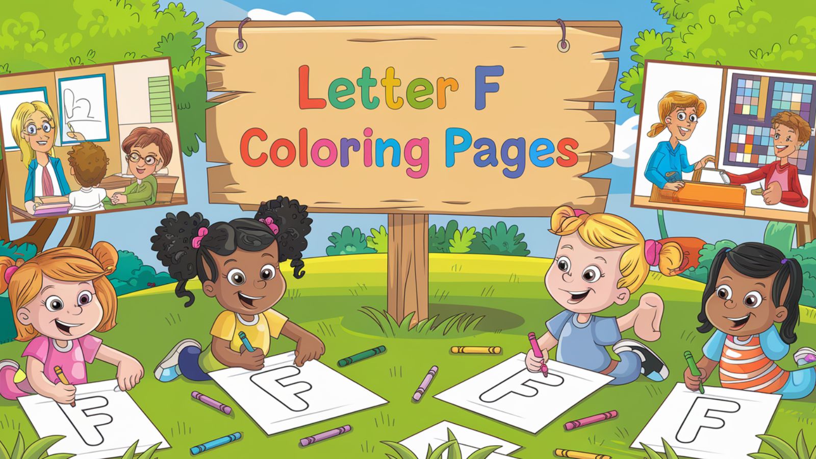 Letter F Coloring Pages – Free PDF Printables For Kids ✏️📖 📚🅵