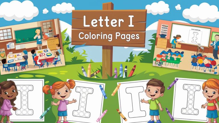 Letter I Coloring Pages