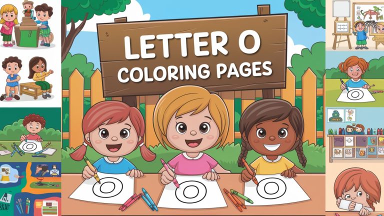 Letter O Coloring Pages