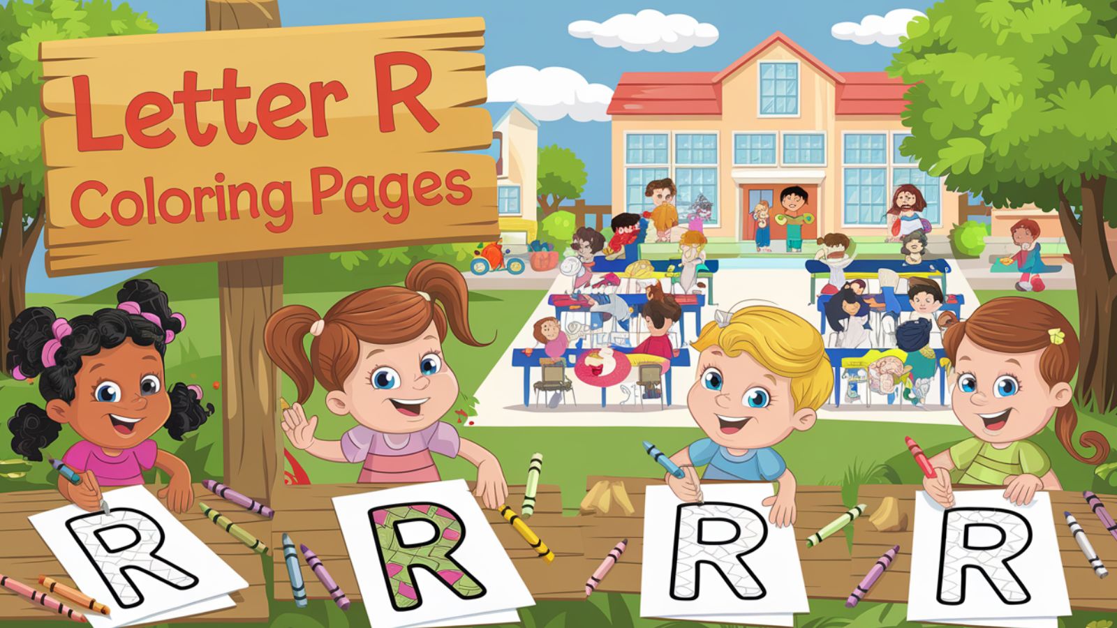 Letter R Coloring Pages – Free PDF Printables For Kids 🅁 🇷 🔤