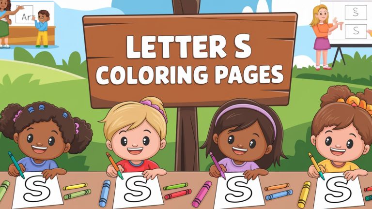 Letter S Coloring Pages