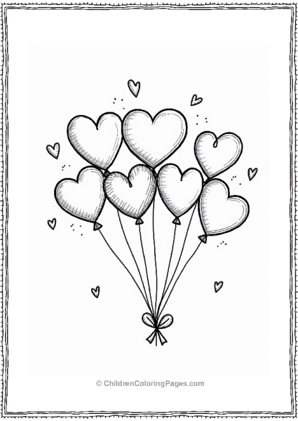 Love Valentine’s Balloons Parade In The Sky Free PDF Printable